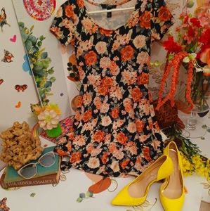 Forever 21 -  Woven Allover Floral Mini Dress.